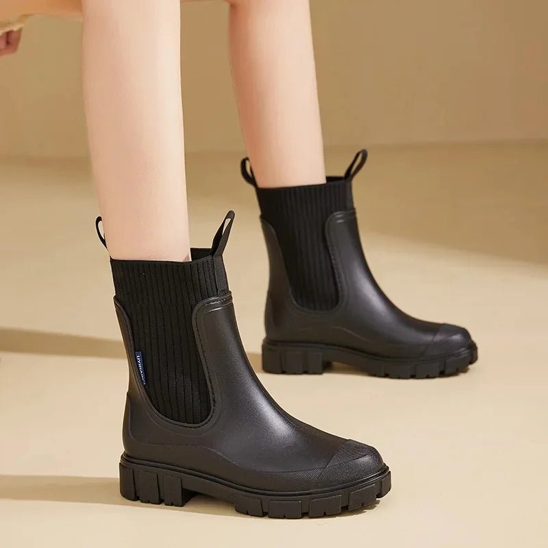 AquaStep™ Waterproof Mid-Calf Comfort Boots