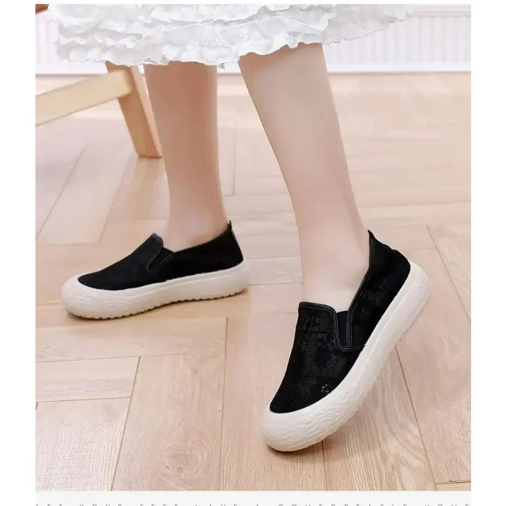 BreathEase™ Women’s Mesh Platform Shoes – Lightweight & Stylish Comfort