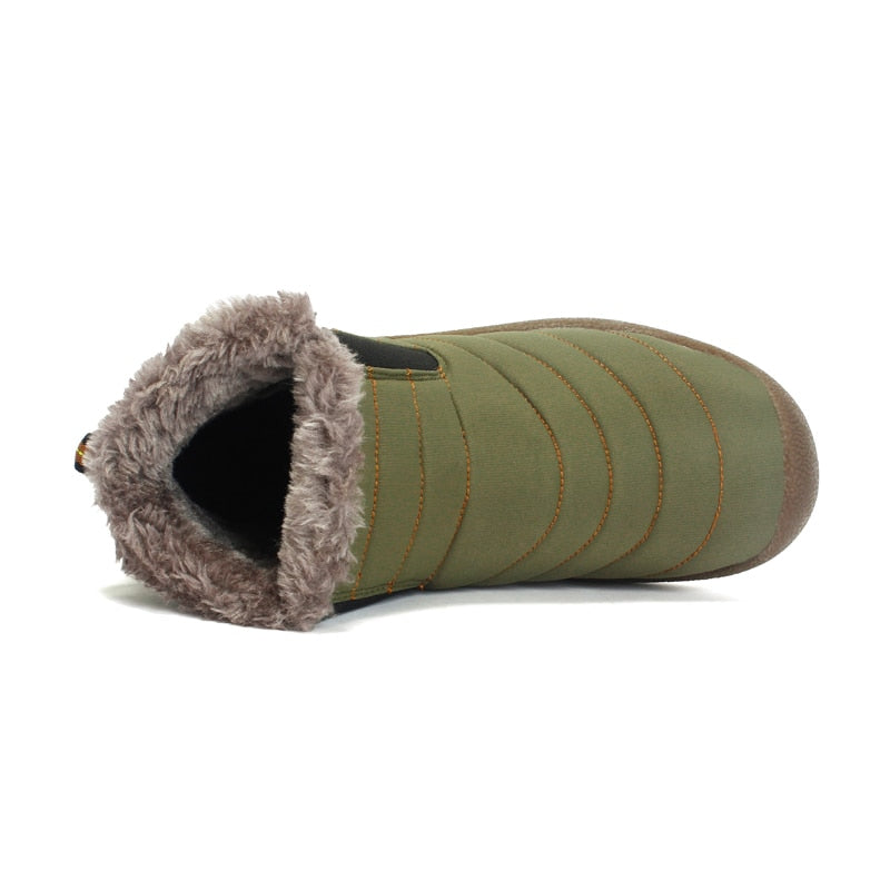 Comelyy Women Warm Shoes Waterproof Non Slip Snow Boots