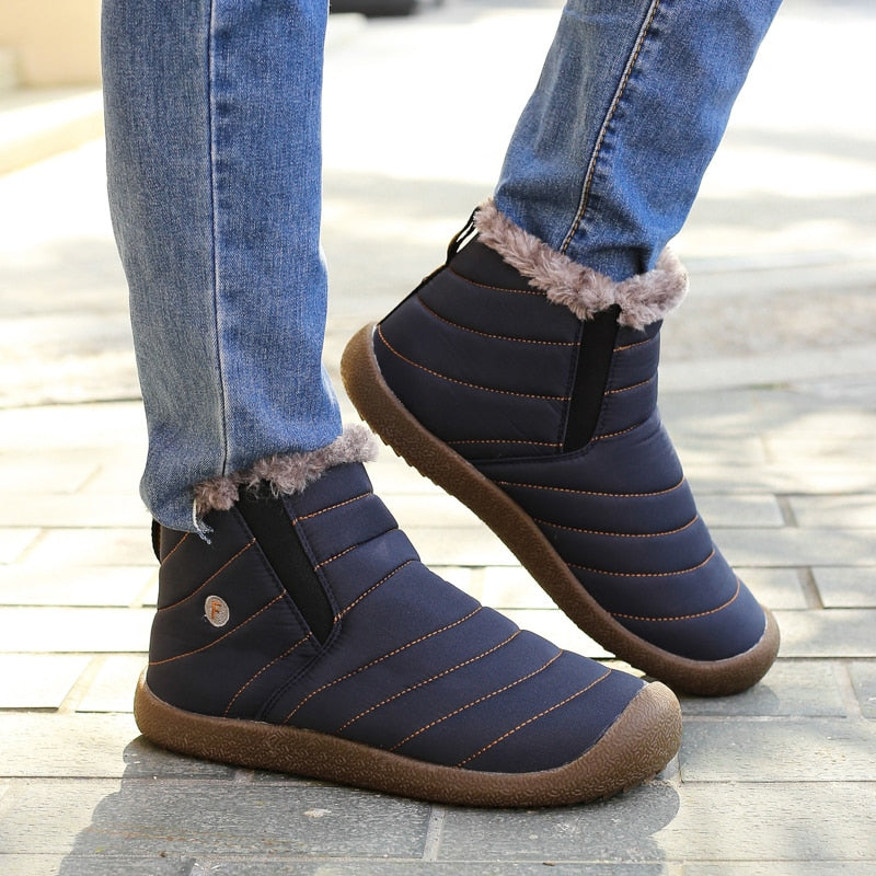 Comelyy Women Warm Shoes Waterproof Non Slip Snow Boots