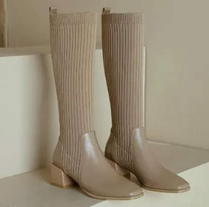 Comelyy Retro autumn and winter high knee boots