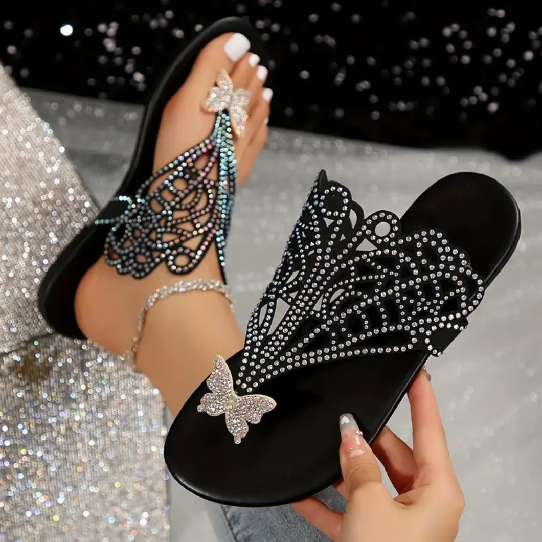 Comelyy Lightweight Fashion Clip Toe Summer Slide Sandals