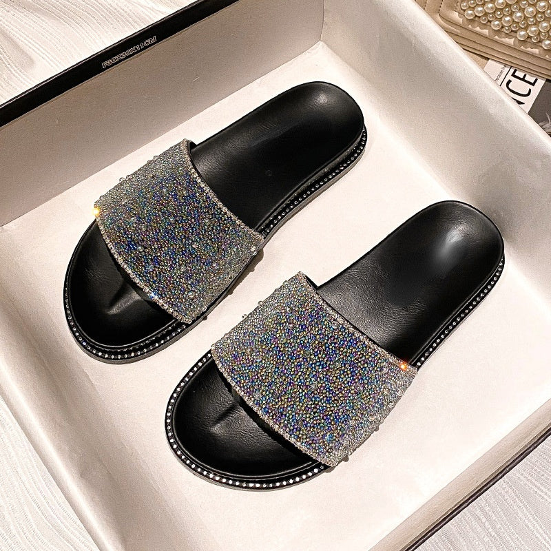 Comelyy Glitter Fashion Bling Slippers