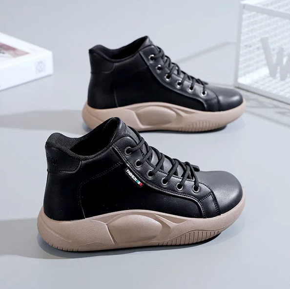 Comelyy High Top Thick Sole Martin Boots