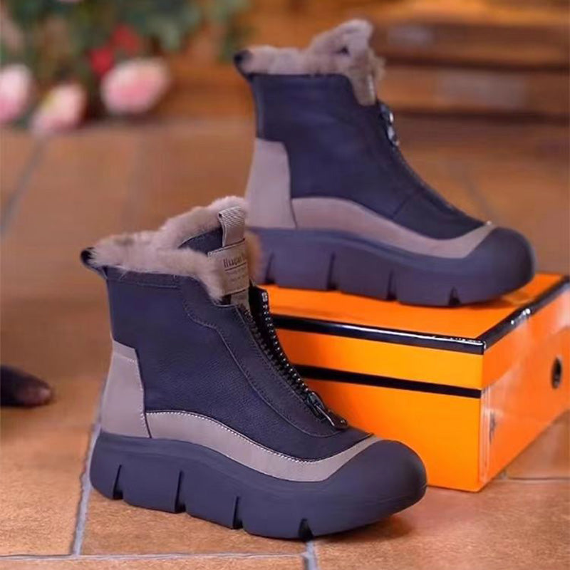 ❄️ WinterShield™ Waterproof Zip Boots – Stay Warm, Stay Dry, Stay Stylish