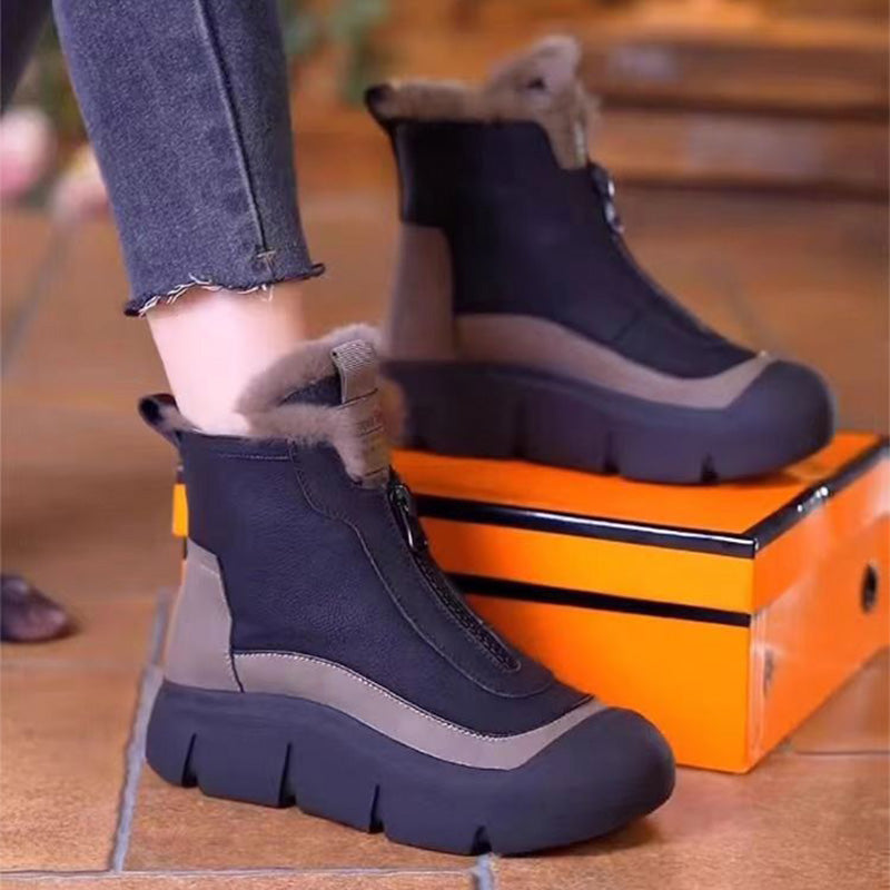 ❄️ WinterShield™ Waterproof Zip Boots – Stay Warm, Stay Dry, Stay Stylish
