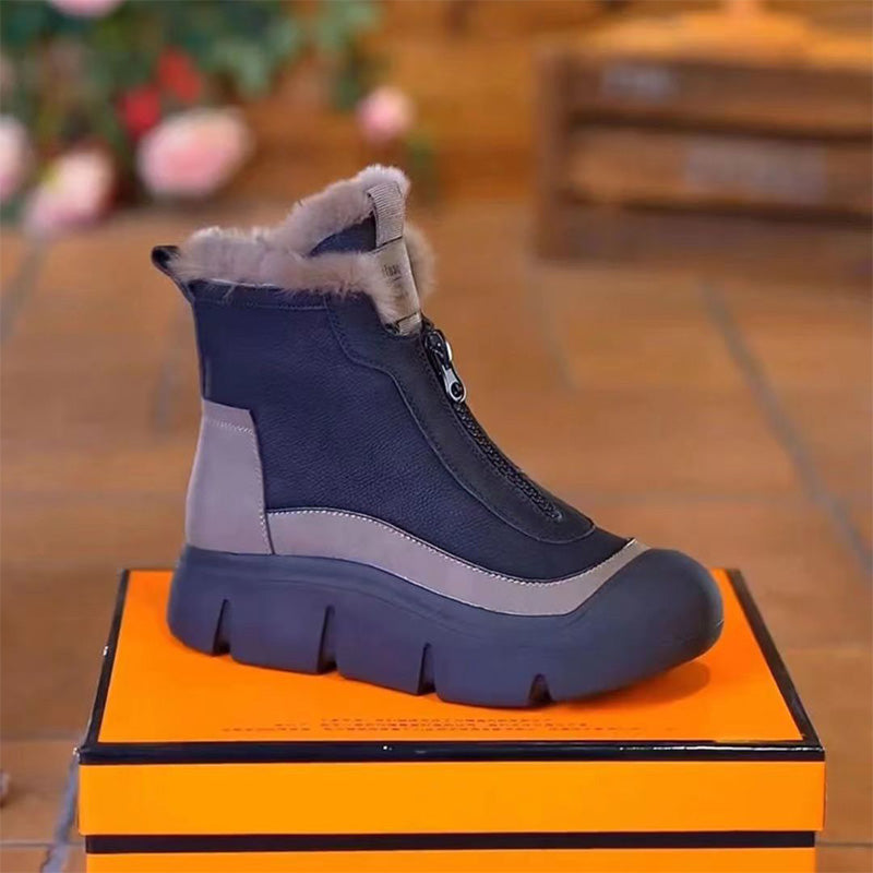 ❄️ WinterShield™ Waterproof Zip Boots – Stay Warm, Stay Dry, Stay Stylish